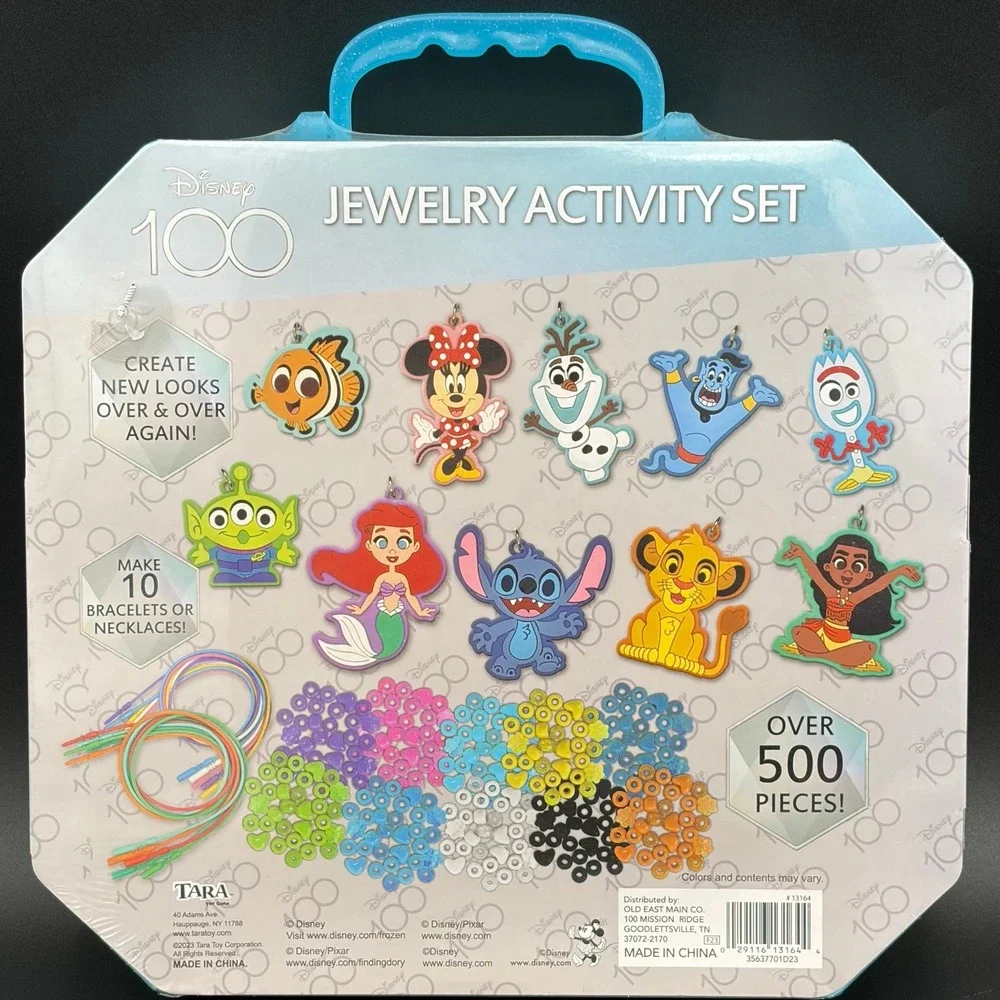 Disney‎ 100 Jewelry Activity Set Tara Toy Kids DIY Necklace Bracelet Kit 500 Pcs